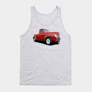 1940 Ford Dragster - stylized color Tank Top